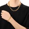 7/10/13mm Width Stainless Steel Special Link Chain Bracelet For Women Men Punk Gold Color Polished Charm Neckalce Trendy Jewelry