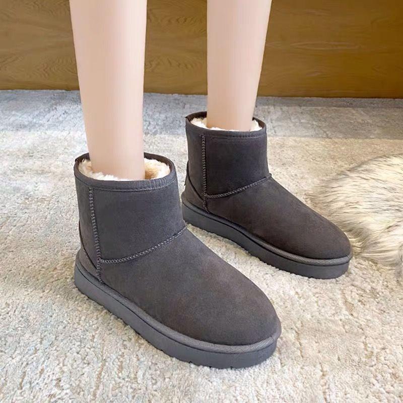 Snow Boots 2025 Women's New Velvet Thickened Northeast Student Non-slip Cotton Shoes, Foreign Style Versatile Casual Women's Shoes