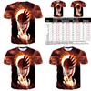 Stylish Womens Mens Anime Bleach 3d Print Casual T-shirt Short Sleeve Tees Tops