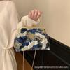 Hochwertige Damenhandtasche im neuen chinesischen Ethno-Stil mit Cheongsam-Retro-Handtasche, goldene Umhängetasche
