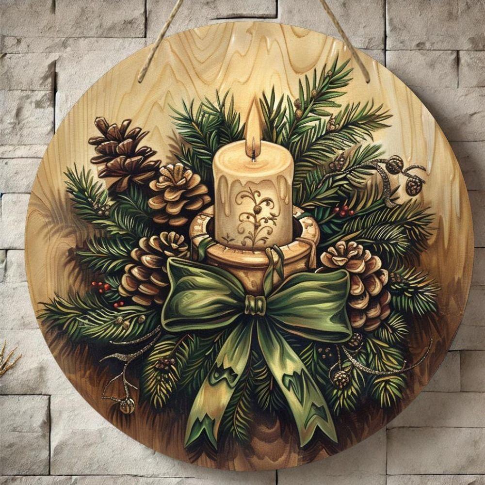 Vintage Metal Sign Blue Deer Merry Christmas Retro Tin Plate Wall Decor Home Holiday Gift 20 Cm