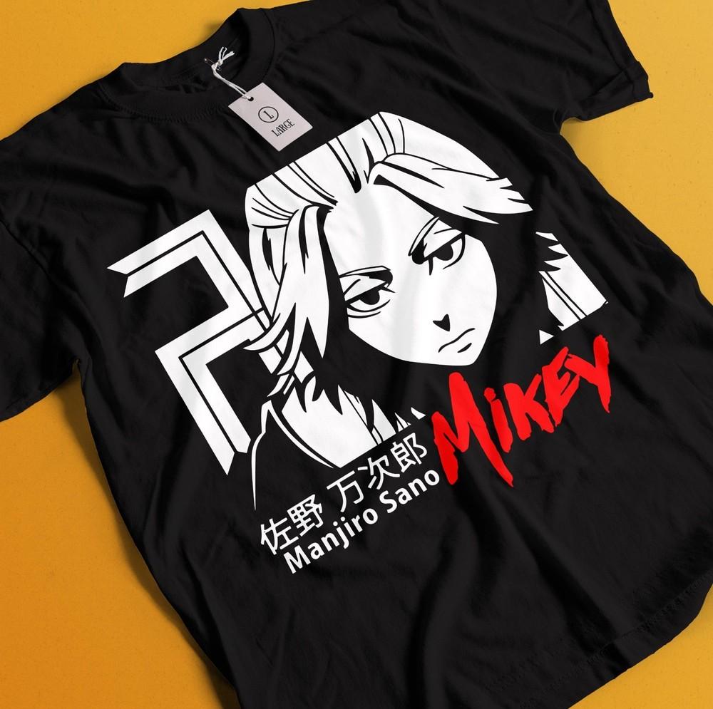 

Футболка Tokyo Revengers Футболка Мандзиро Сано Футболка Такэмичи Ханагаки Футболка Кен Хаккай L