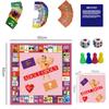 Couple Adult Opoly Board Game Relationship Card Game Portable Couple Game Birthday Date Night Gift for Husband Wife
