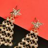 Christmas Tree Earrings for Women Geometric Design Festive Jewelry Gift for Holiday Party Daily Wear
