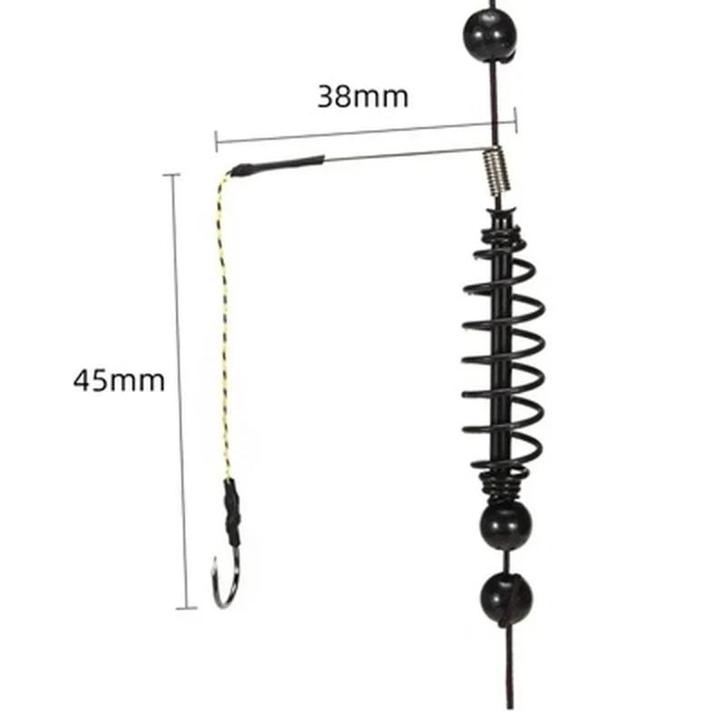 Amo da Pesca Esche Artificiali Set Gabbia per Pastura Feeder da Pesca Portaesca Anzol Peche Pesce Gatto Jig Attrezzatura e Strumenti per la Pesca alla Carpa 15g-40g