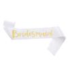 Gold Foil Bachelorette Party Sash Set: 'BRIDE TO BE' & 'TEAM BRIDE'