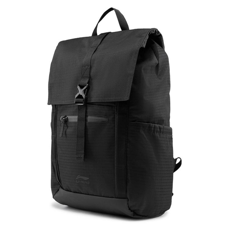 New LiNing Polyester Backpack Regular Unisex Black ABSV017-1