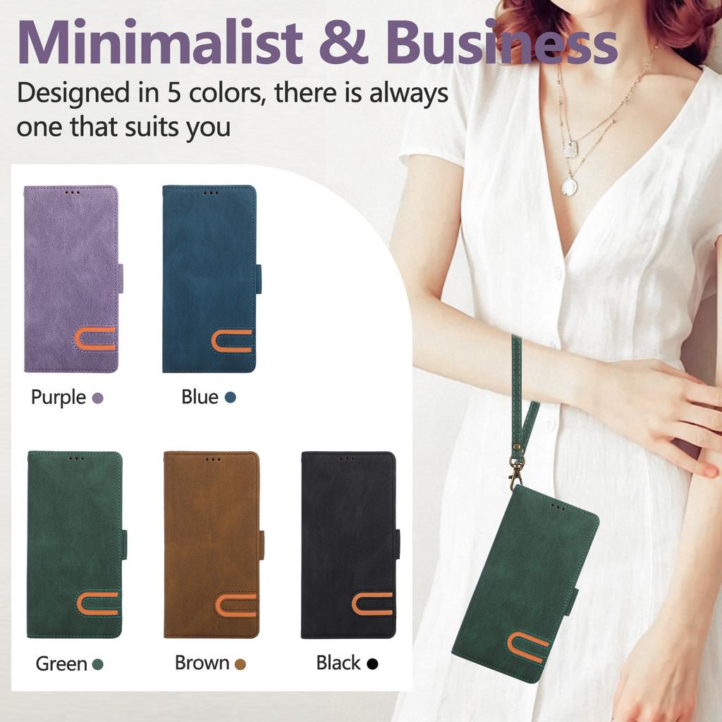 Wrist Strap PU Leather Wallet Card Slot Holder Stand Phone Case for Xiaomi 17 15 Ultra 17 Pro Max 17T 15T Pro Protection Cover