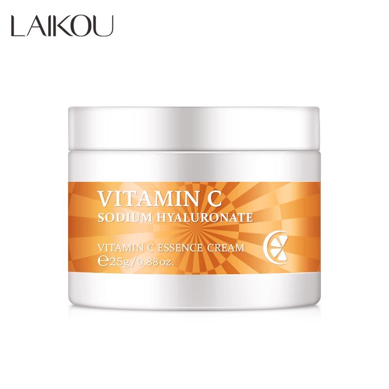 LAIKOU Vitamin C Whitening Cream Remove Freckle Blemish Brighten Moisturizing Face Cream 25g