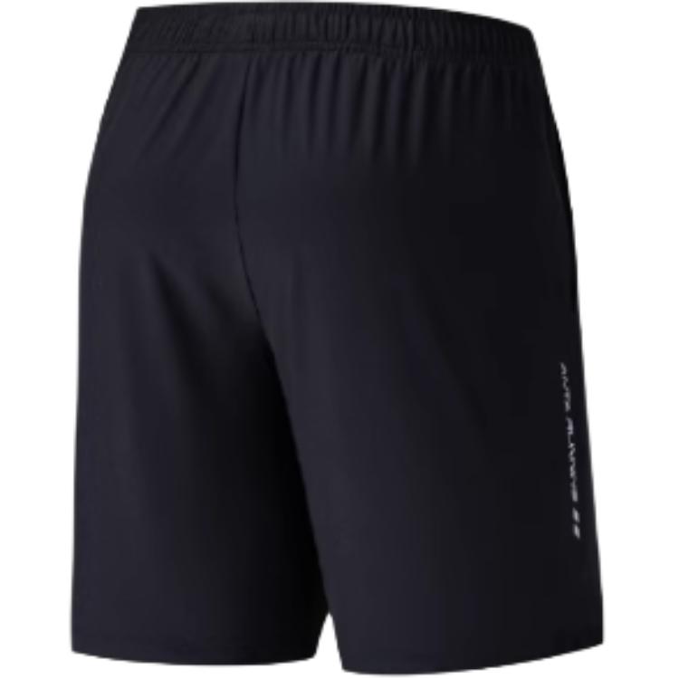 Anta Running Series Solid Color Comfortable Simple Versatile Quick-Dry Sports Shorts Men Shorts Black 952525502-3