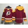 2026 Redskins Rugby Embroidered Fleece Hoodie 21 5 Team Sports Winter Warm Sweatshirt