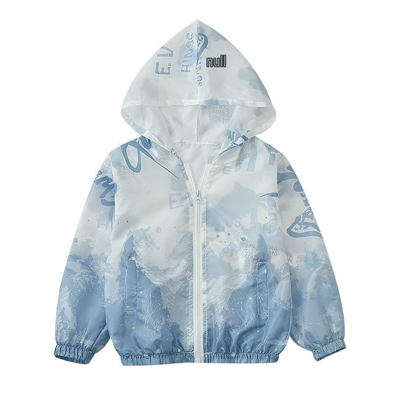 Boys' 2026 Sun Protection Jacket - Gradient, Breathable, and Stylish for Older Children