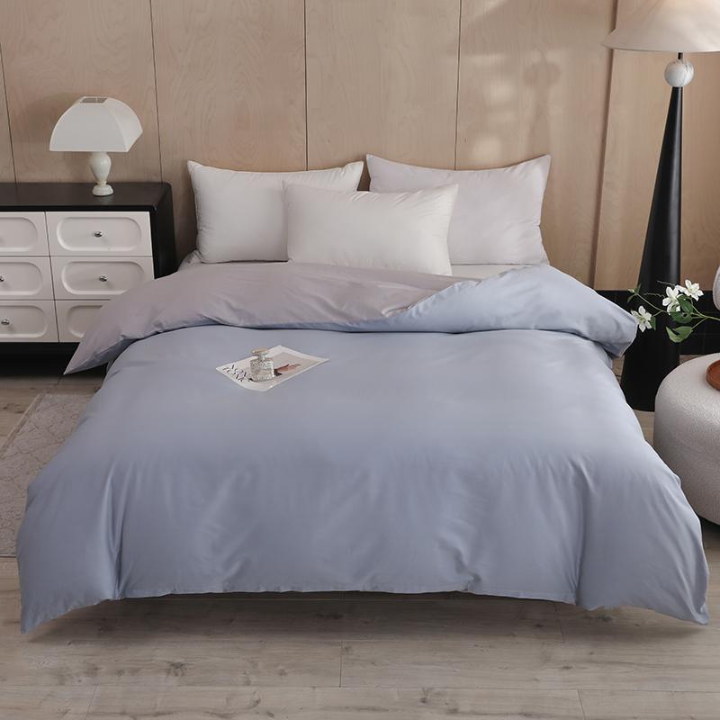 2025 new twill pure cotton quilt cover cotton solid color quilt cover single student dormitory skin-friendly single quilt cover