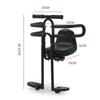 Scaun Copil Bicicletă Montat în Față Siguranță Completă Scaun Copil Bicicletă de Munte Utilizare Bicicletă Pliabilă