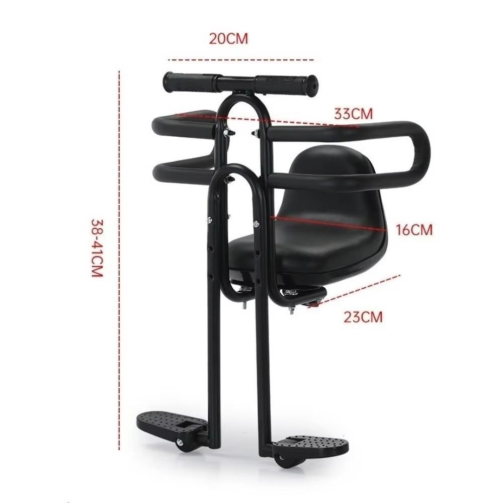 Scaun Copil Bicicletă Montat în Față Siguranță Completă Scaun Copil Bicicletă de Munte Utilizare Bicicletă Pliabilă