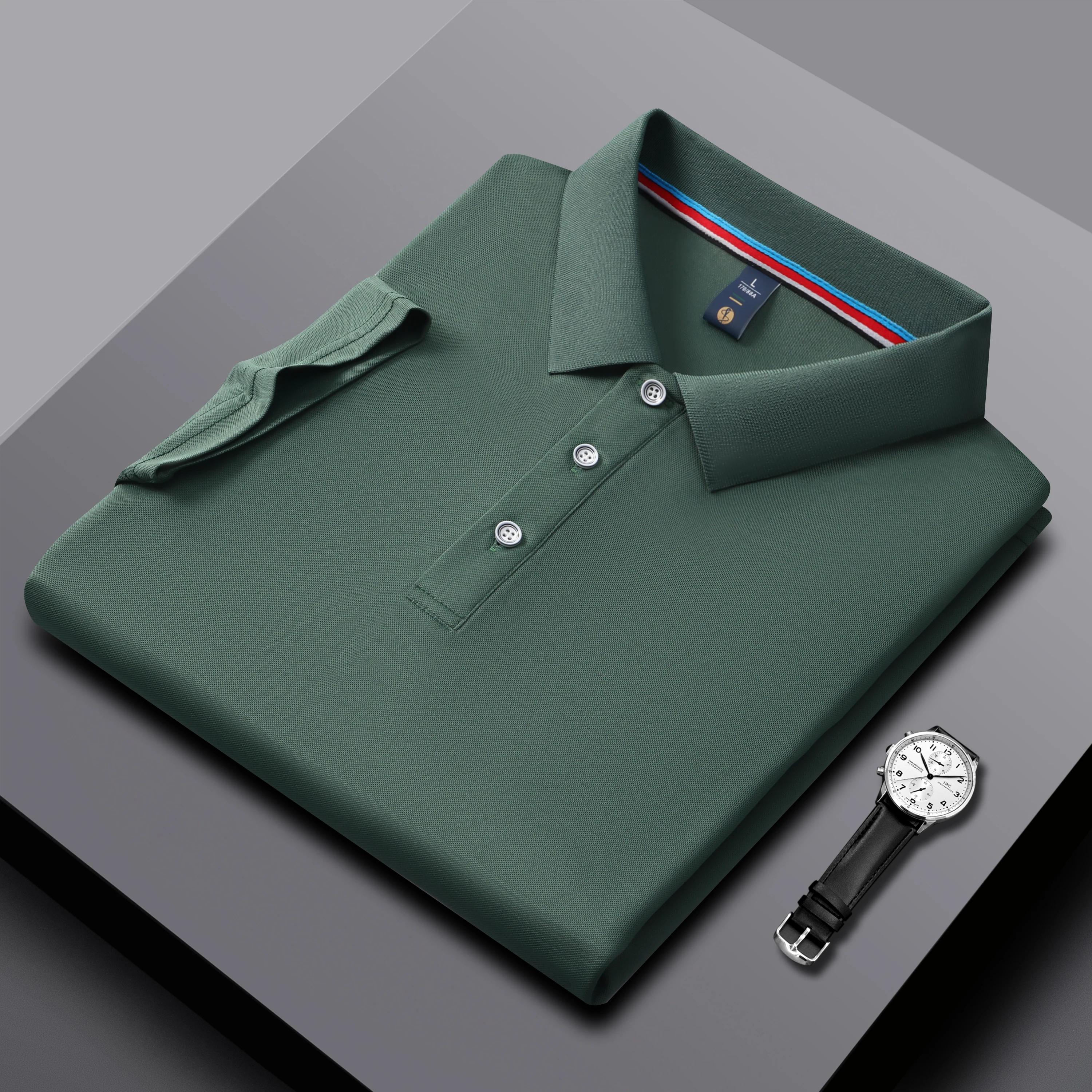 Treasure T-shirts Polo shirts voor heren en dames Zomer Nieuw T-shirts met revers Zakelijke Merken Hoge kwaliteit Vochtregulerend Trend Merken Korte mouwen 3XL