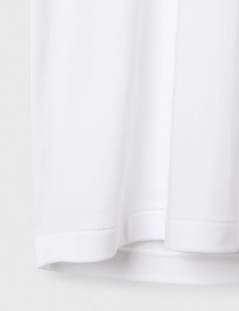 BVD Short Sleeve Warm Thick Smooth Size M Men's V-Neck T-Shirt, Innerwear, 100% Cotton, Fabric, White,