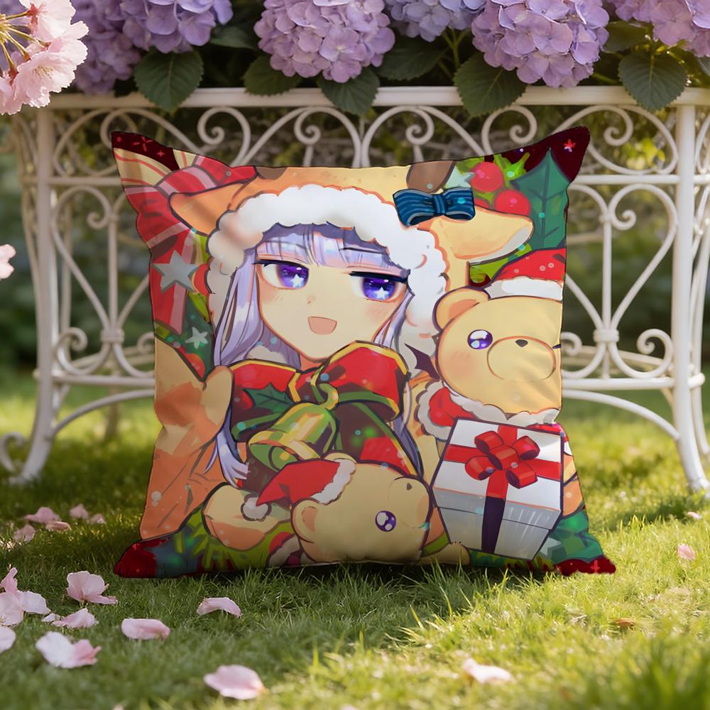 Sleepy Princess in the Demon Castle Cushion Cover Home & Car Dual-Scene Pillow Cover: Reversible for Premium Comfort 30cmx30cm