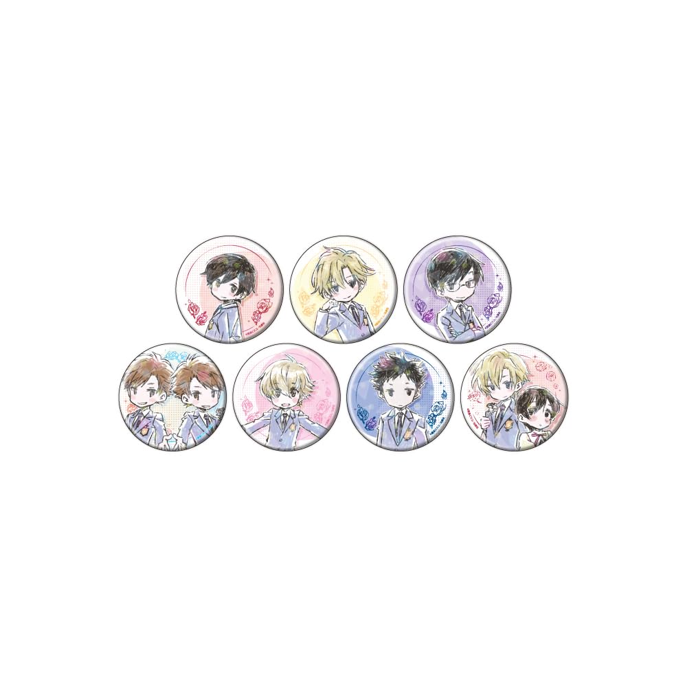 

Ouran High School Host Club 01 Uniform ver. Holographic Badge [65mm] Complete Set of 7 Boxes