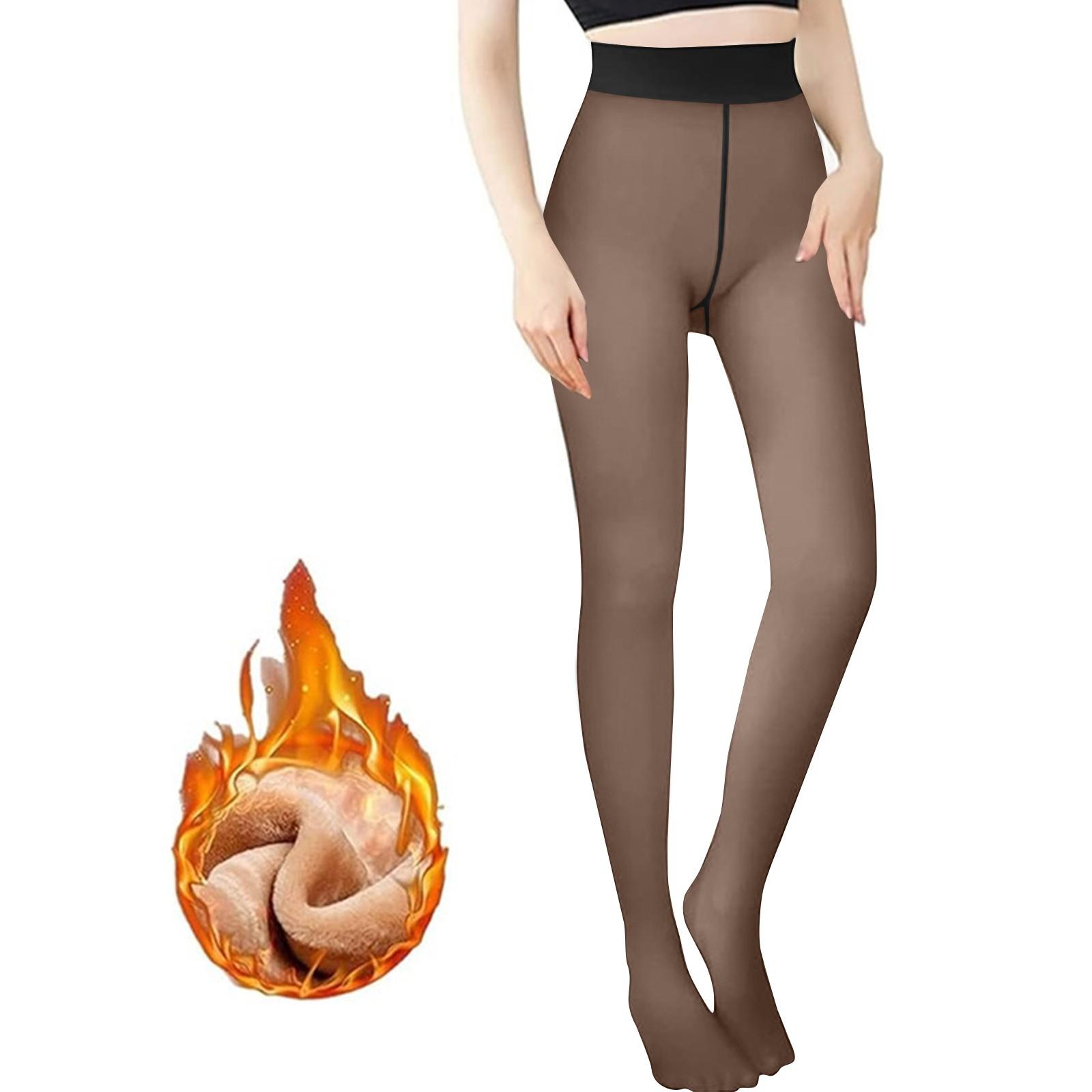 

Женская мода Большие размеры колготки Носить теплые колготки Большие размеры колготки леггинсы поверх черной кожи S кофейный