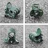 20Pcs Plastic Garden Clip, Dark Green Vine Support Bundle, Plant Clips, Phalaenopsis Graft Orchid Stem Clips