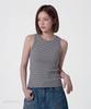 LIFEWORK Women'S Logo Embroidered Ribbed Sleeveless