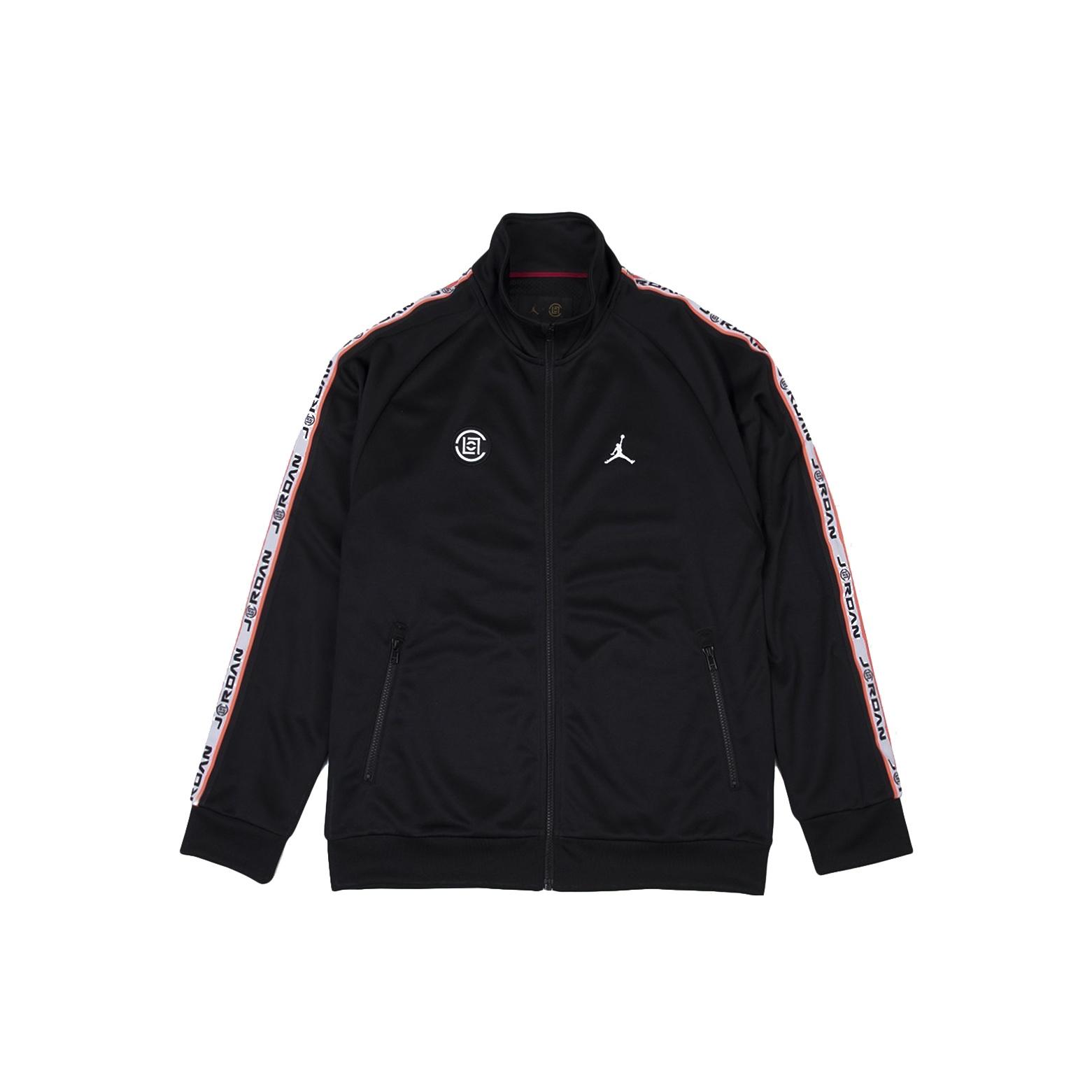 Air Jordan x CLOT Mesh Shorts Crossover Sports Jacket US Edition Black Men s AR8401-010 XS