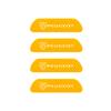4PCS Car Door Sticker Safety Warning Reflective Mark For Peugeot 408 4008 308 3008 Rifter 5008 508 2008 208 301 RCZ 106 107 205