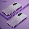 Shiny Glitter Plating Silicone Case for Huawei P smart 2021 Y7a Coque Camera Lens Soft Back Cover