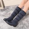 Women's Snow Boots Are a Must In Winter. Warm and Comfortable Plush Casual Low-heeled Mid-tube Boots
