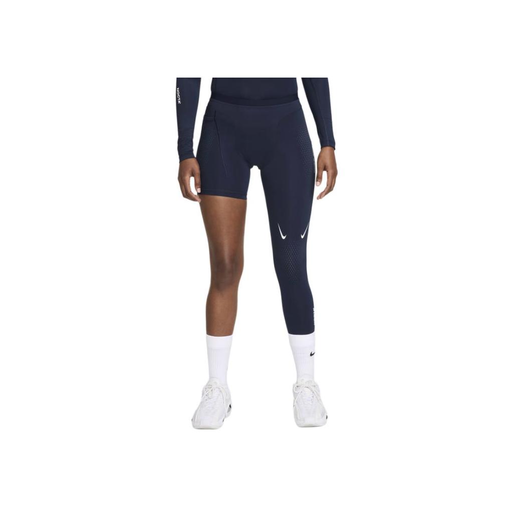 Nike X Drake Collaboration SS24 Nocta Series Irregular Logo Casual Mid-Rise Sports Pants Men Pants Blue DN0005-419