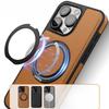 Applicable To Apple 17 ProMax Magnetic Phone Case Rotating Bracket IPhone 16 Yashi Leather Anti Fall Protection Case