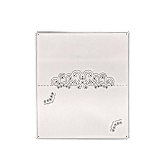 

Держатель для карточек, держатель для имен, сервировка стола, металлические штампы для резки, сделай сам, скрапбукинг, бумага, ремесло серебряный