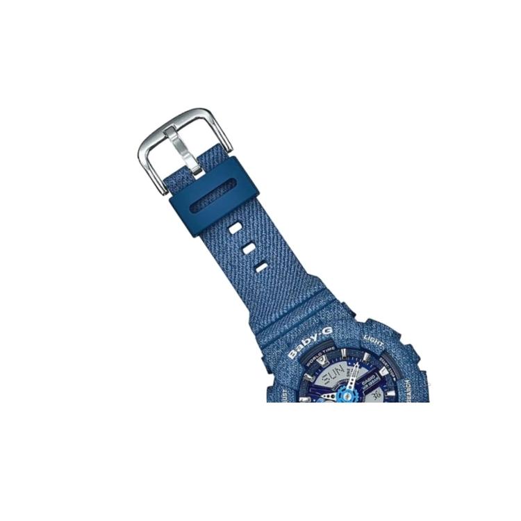 CASIO Women's BABY-G Blue Watch BA-110DC-2A2 BA-110DC-2A2