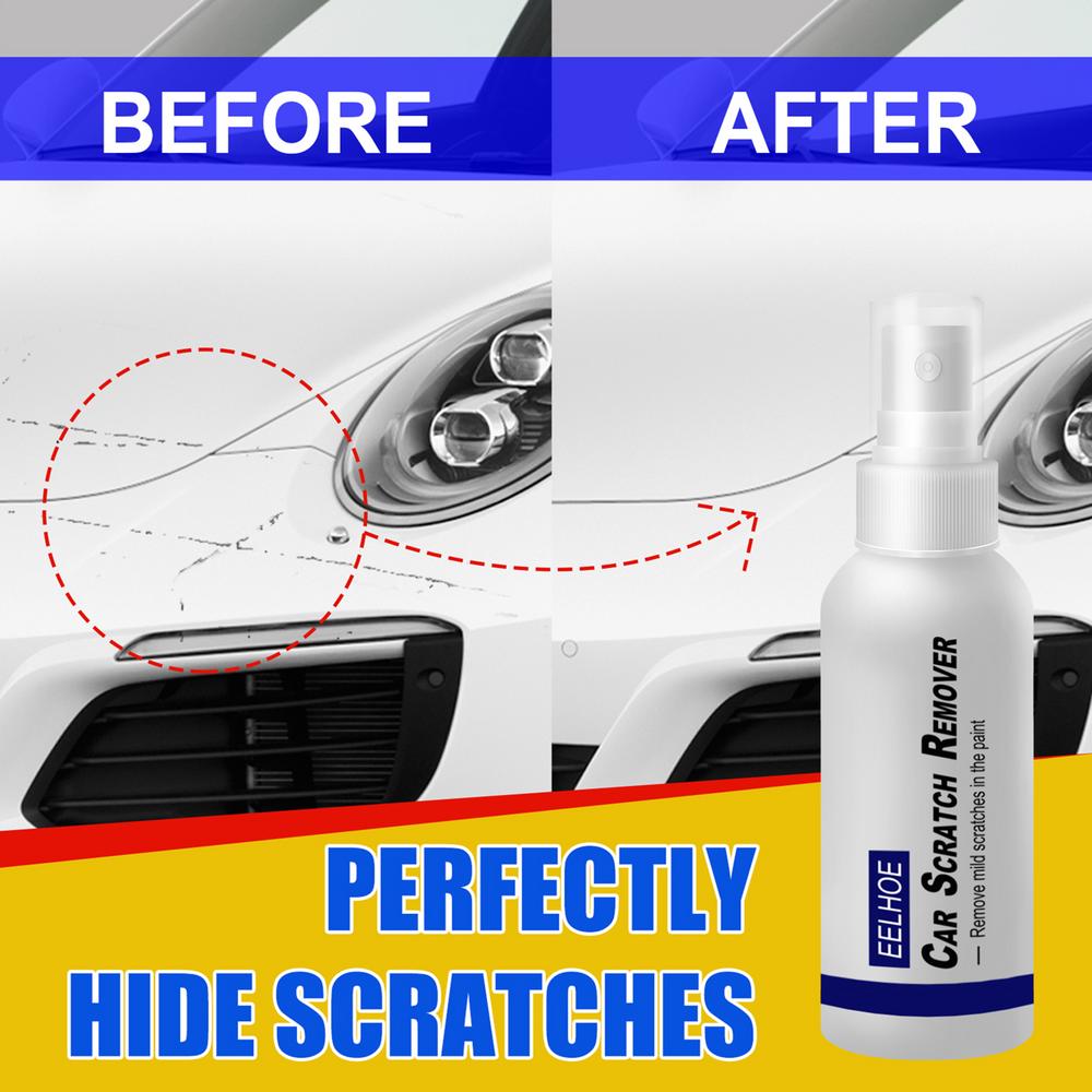 Car Scratch Remover Spray Widely Usable Self-Cleaning Repair Kit Agent Paint Care For Sharp Tool Scratch Asphalt Stubborn