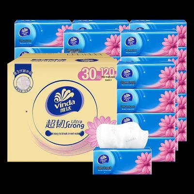 Ultra-Tough 3-Ply Facial Tissues, 30-Pack