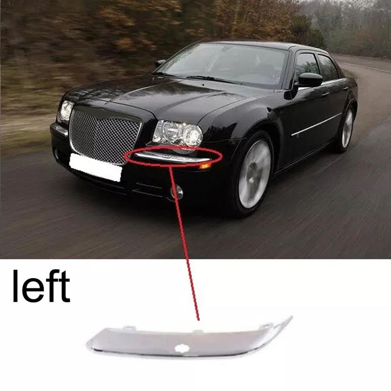 Car Modification 2005-2010 Model Chrome Finish Bumper Trim Direct Fitment For Chrysler 300 OEM Number 04806-124AA