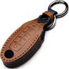 Leather Car Key Fob Cover Compatible With Nissan Keyless Remote Control For Nissan X-Trail Rogue Altima Quest Pathfinder Sentra Patrol Cima Fuga
