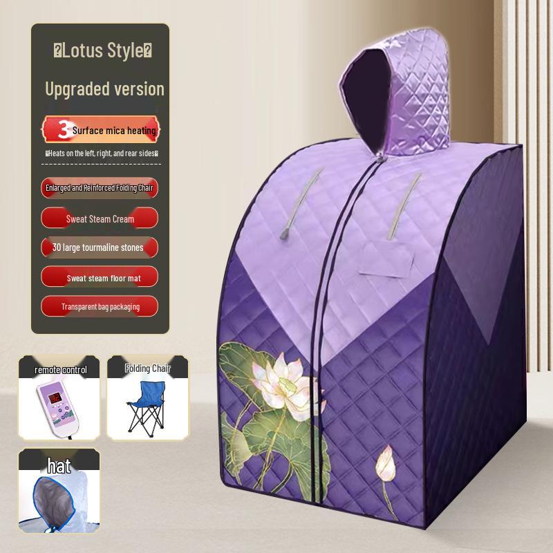Portable Infrared Sauna Box for One Person - Home Use