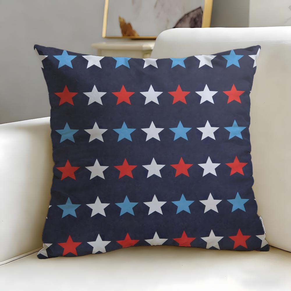 Artistic Background Patterns Cushion Cover Soft  EasyWash Pillow Case  Versatile for Couch Bed Travel and Office