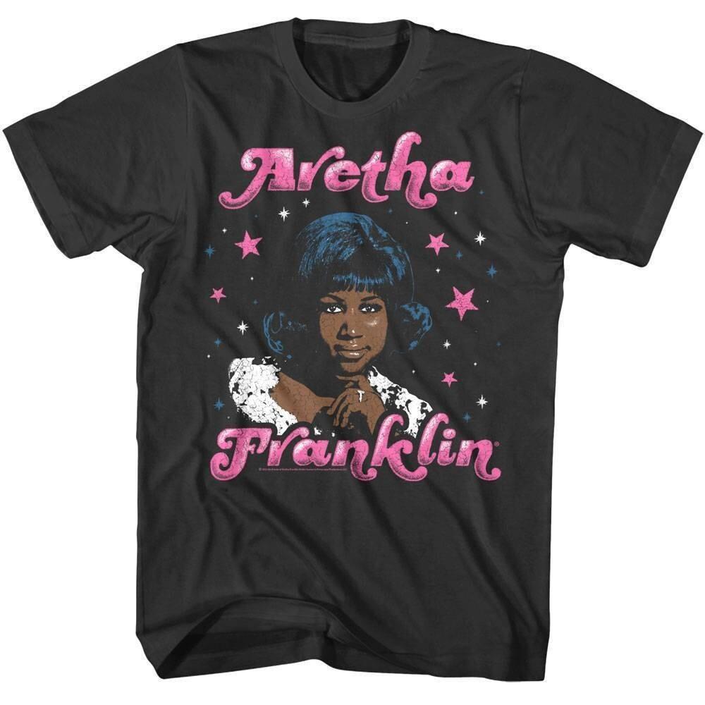Aretha Franklin Starry Sky Men T Shirt S