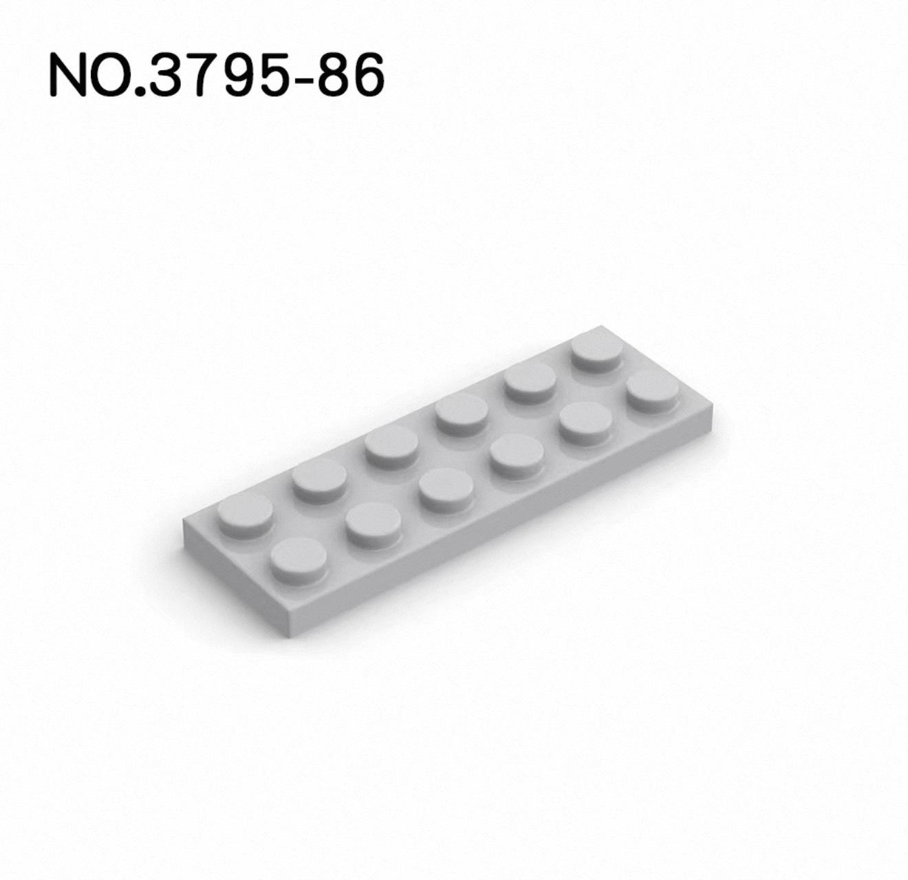 

Small 3795 Building Blocks: 2x6 Short Bricks & Accessories for Interlocking Assembly 1 piece