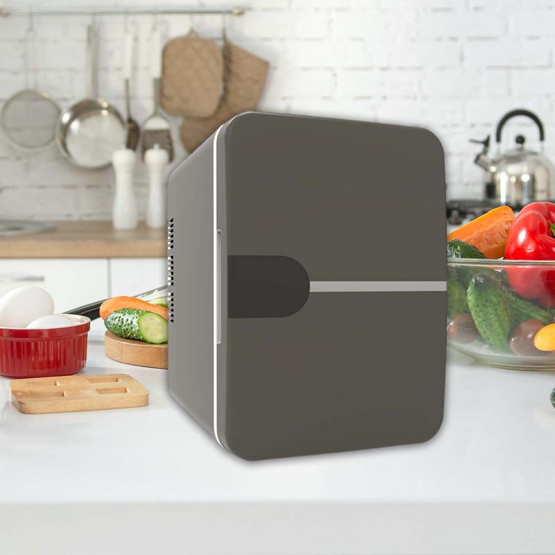 Portable Car Refrigerator USB Dual-Use Fridge 6L 12V DC 220V AC Camping Refrigerator Car Travel Cooler Warmer For Driving Travel