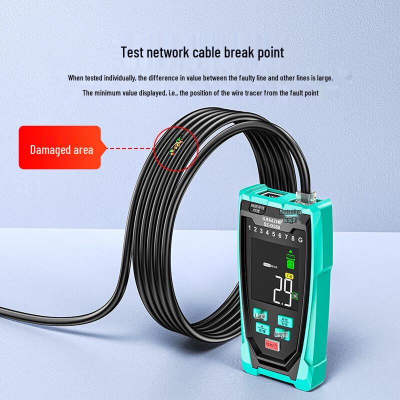 SAMZHE POE Network Cable Finder & Tester