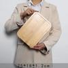 Wooden Tea Tray Desktop Rectangular Wooden Tray Creative Restaurant Cake Dessert Plate Multifunctional Bamboo Tea Tray Tableware