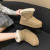 Enter the foreign trade factory for direct sales, winter warm fur integrated snow boots women's shoes short cotton wool shoes non-slip