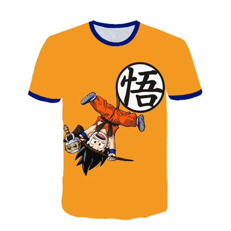 2025 Summer New Fashion Dragon Ball Tshirt Shorts 2 Piece Sets Kids Tracksuit Vegeta Clothes 3D Printed Dragon Ball T Shirts  Suit