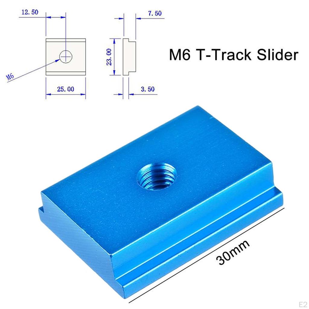 2 Pieces Sliding Nut Screw for Woodworking Fixturing Metalworking Slot Fastener