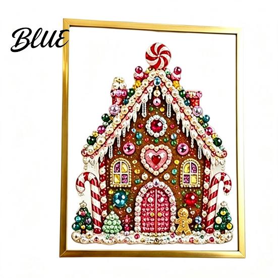 Art Craft Supplies Set DIY Jewelry Faux Pearl Painting Kit with Frame Christmas Projects for Home Leisure Crystal Gem Adults Holiday Tabletop