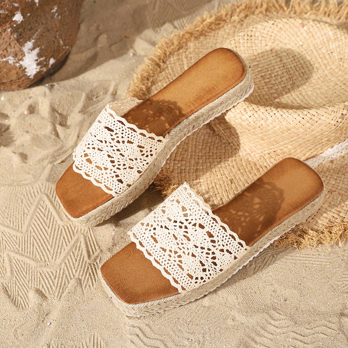Women s 2026 Summer Fashionable One-Strap Flat Roman Beach Sandals 39 абрикосовый